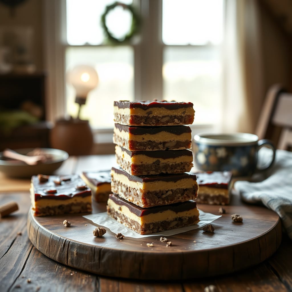 Skinny Naniamo Bars: Vegan, No-Bake, Raw
