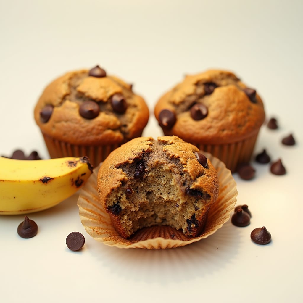 Banana Bread Muffins: Healthy & Gluten Free