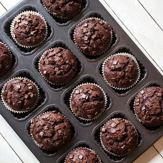 Double Chocolate Muffins: Gluten Free